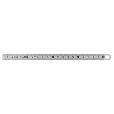 Flexible stainless steel rulers - double-sided type no. DELA.1051